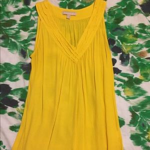 Bright yellow, work casual, tank